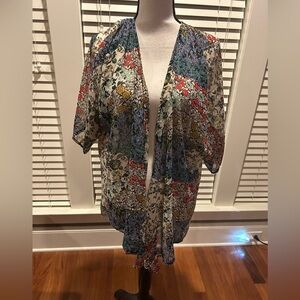 Cure Floral Kimono Cardigan size Large